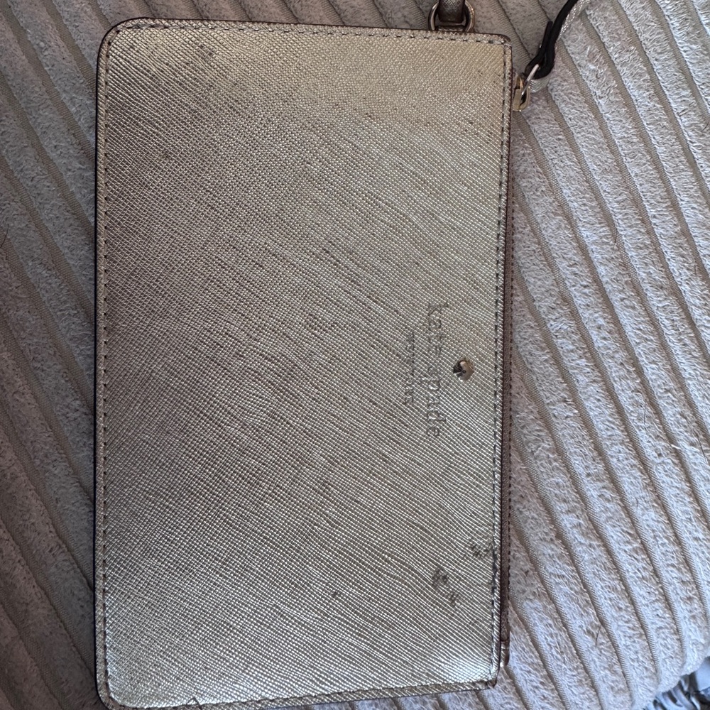 Kate Spade Gold Clutch/Wristlet